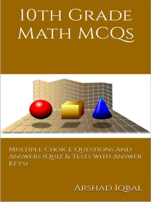 cover image of 10th Grade Math MCQs